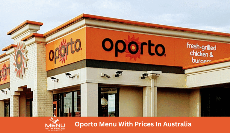 Oporto Menus With Prices In Australia