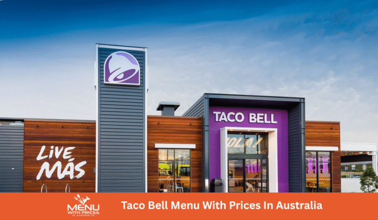 Taco Bell Menus With Prices In Australia