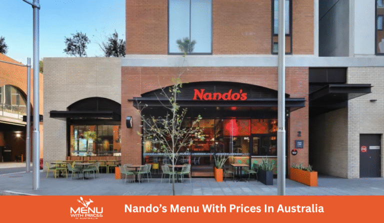 Nando’s Menus With Prices In Australia