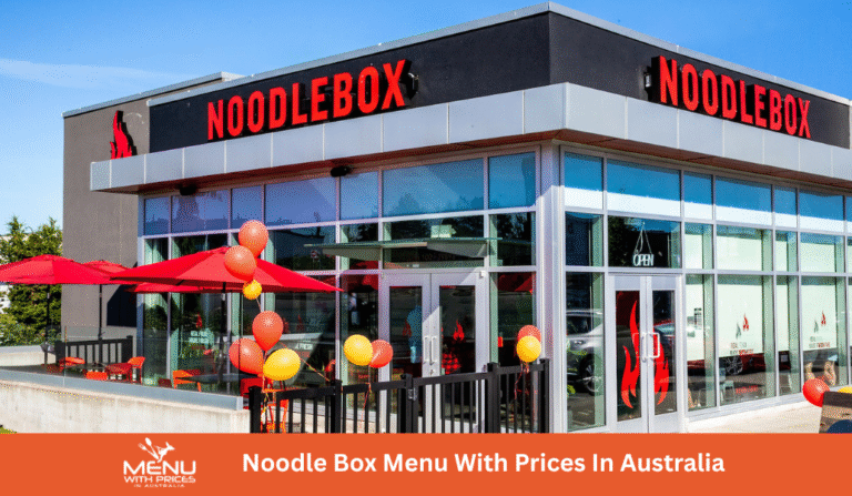 Noodle Box Menus With Prices In Australia