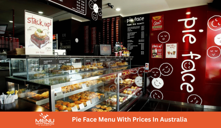 Pie Face Menus With Prices In Australia