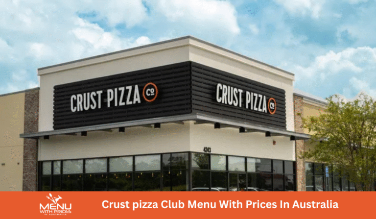 Crust Pizza Menus With Prices In Australia