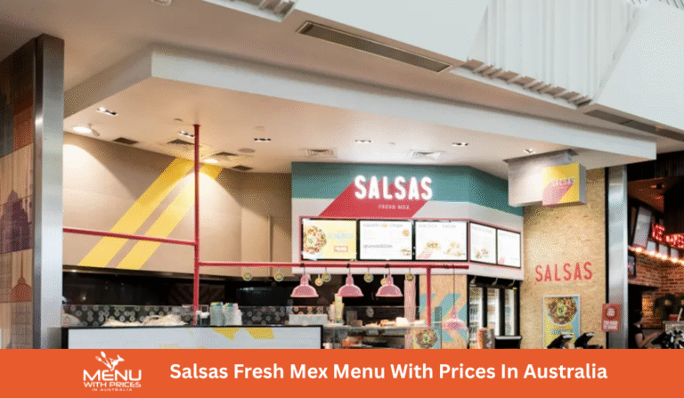 Salsas Fresh Mex Menus With Prices In Australia