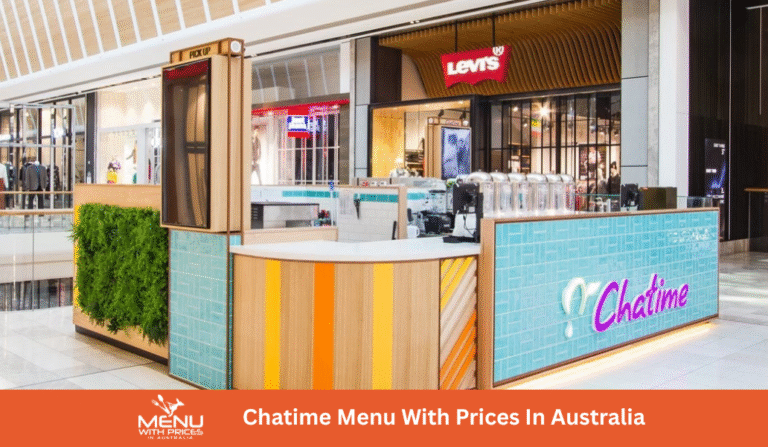 Chatime Menus With Prices In Australia