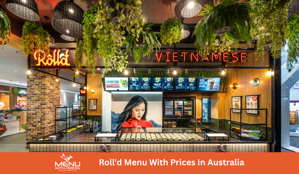 Roll'd Menus With Prices In Australia